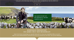 Desktop Screenshot of kerrygold.de